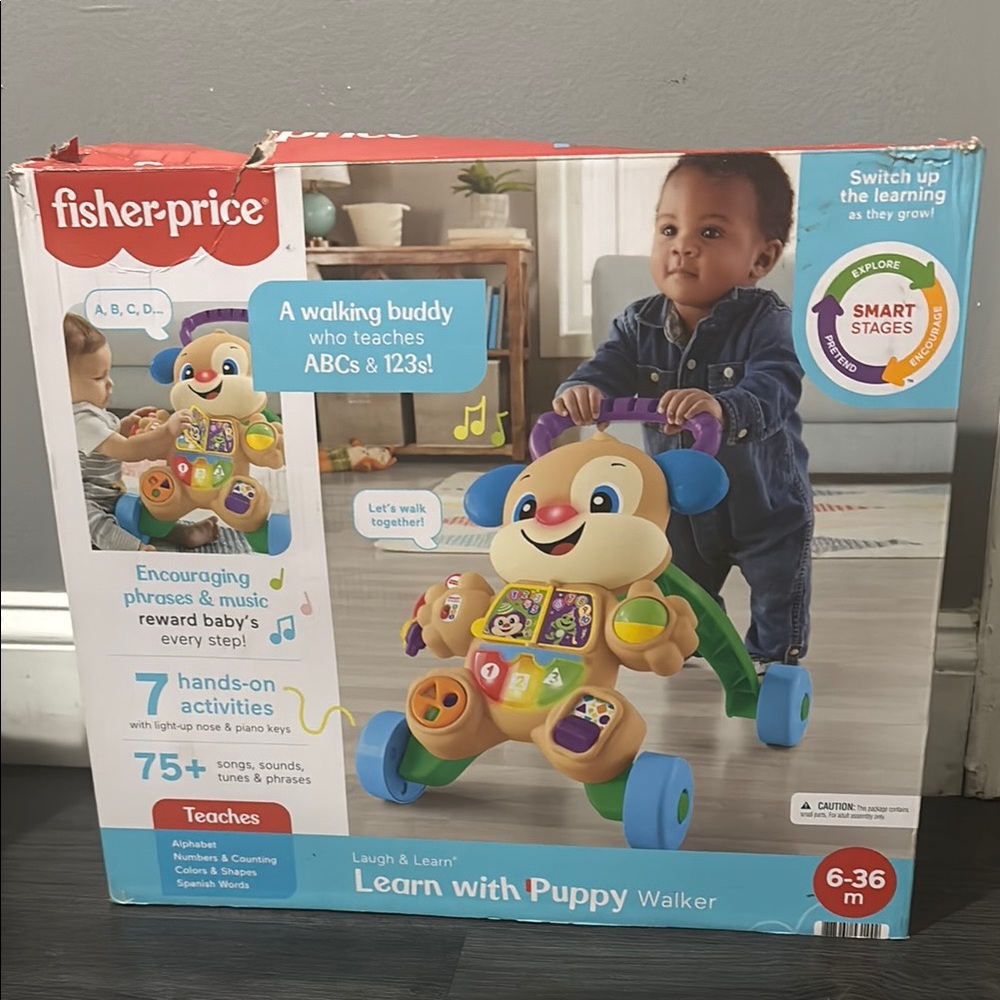 Fisher-Price Laugh & Learn with Puppy Walker - Multicolor